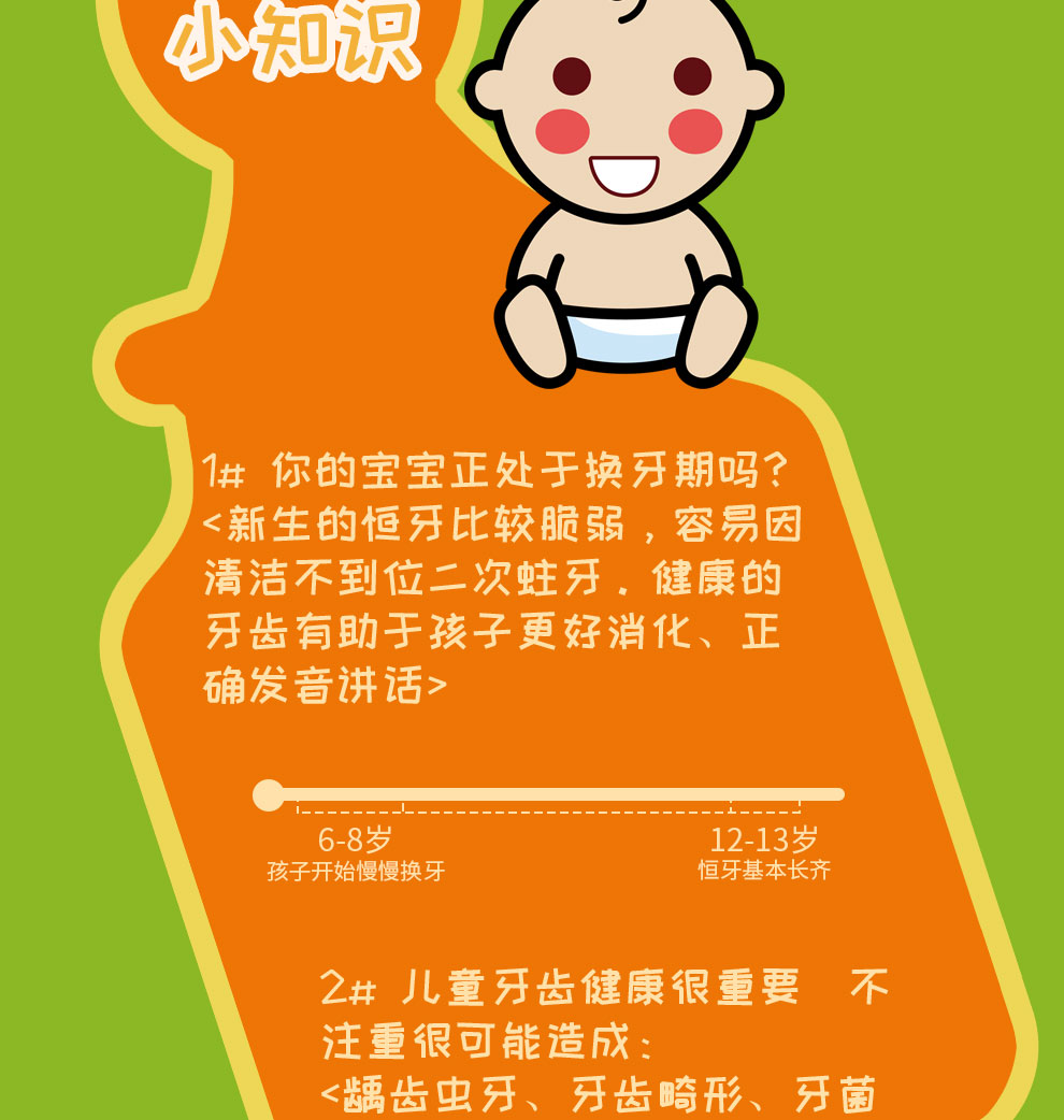 麦喆MAYZE MZ2018001 儿童护龈声波电动牙刷软盒装(图13)